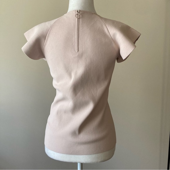 Akris Punto Short Sleeve Blouse Pink 8 - Picture 2 of 3